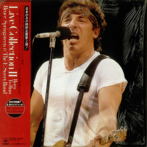 Bruce Springsteen Live Collection 2 + Sticker Set 12" vinyl single (12 inch record / Maxi-single) Japanese SPR12LI01202