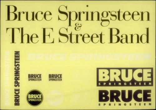 Bruce Springsteen Live Collection 2 + Sticker Set 12" vinyl single (12 inch record / Maxi-single) Japanese SPR12LI01202