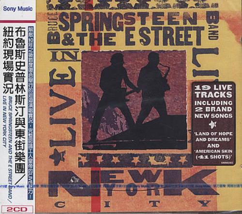 Bruce Springsteen Live In New York City 2 CD album set (Double CD) Taiwanese SPR2CLI371720