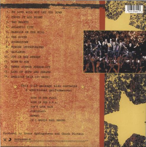 Bruce Springsteen Live In New York City 3-LP vinyl record set (Triple LP Album) UK SPR3LLI800567