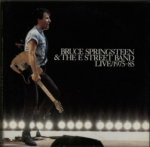 Bruce Springsteen Live/1975-85 + Display Print Vinyl Box Set Japanese SPRVXLI631395
