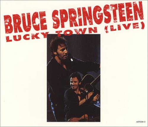 Bruce Springsteen Lucky Town (Live) CD single (CD5 / 5") Austrian SPRC5LU17201