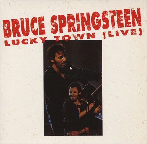 Bruce Springsteen Lucky Town (Live) CD single (CD5 / 5") Austrian SPRC5LU428490