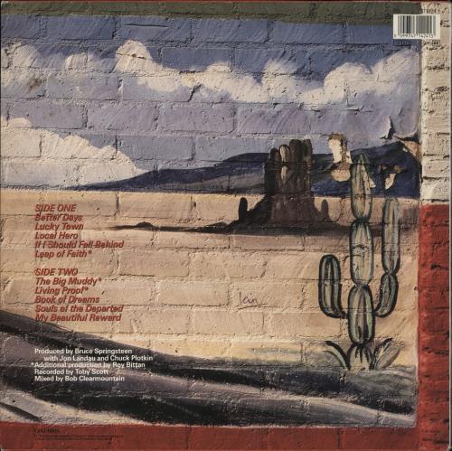 Bruce Springsteen Lucky Town - Hype-Sticker vinyl LP album (LP record) Dutch SPRLPLU878861