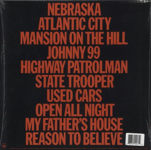 Bruce Springsteen Nebraska - Remastered - Black Vinyl - Sealed vinyl LP album (LP record) UK SPRLPNE767362