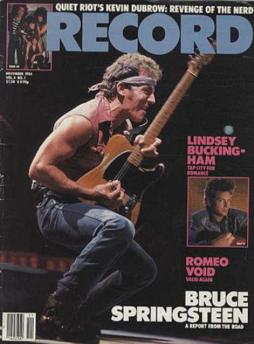Bruce Springsteen Record magazine UK SPRMARE340896