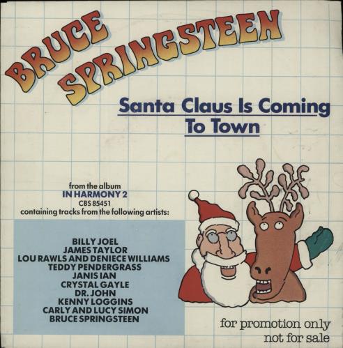 Bruce Springsteen Santa Claus Is Comin' To Town 7" vinyl single (7 inch record / 45) Dutch SPR07SA645169