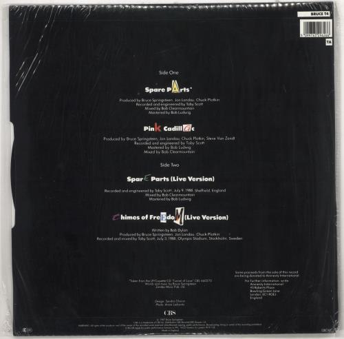 Bruce Springsteen Spare Parts - Sealed 12" vinyl single (12 inch record / Maxi-single) UK SPR12SP733419