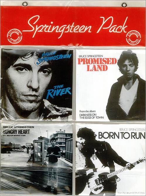 Bruce Springsteen Springsteen Pack - 4 x 7"s 7" vinyl single (7 inch record / 45) Irish SPR07SP347052