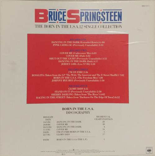 Bruce Springsteen The Born In The USA 12" Single Collection + Poster - EX Vinyl Box Set UK SPRVXTH695458