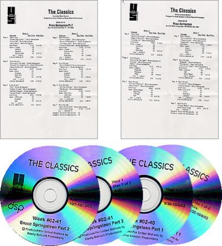 Bruce Springsteen The Classics 4-CD album set US SPR4CTH231874