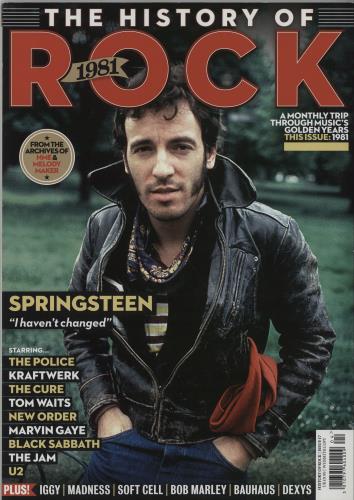 Bruce Springsteen The History Of Rock: 1981 magazine UK SPRMATH668461