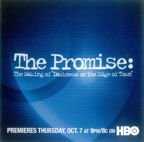 Bruce Springsteen The Promise: Making Of Darkness On The Edge Of Town promo DVD-R US SPRDRTH540786