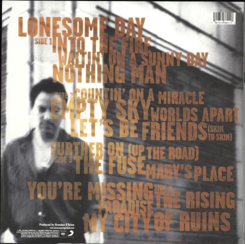 Bruce Springsteen The Rising 2-LP vinyl record set (Double LP Album) UK SPR2LTH766644