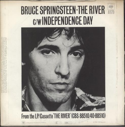 Bruce Springsteen The River 7" vinyl single (7 inch record / 45) UK SPR07TH42139