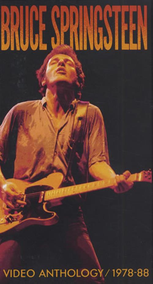 Bruce Springsteen Video Anthology 1978-88 German Issue video (VHS or PAL or NTSC) German SPRVIVI281738