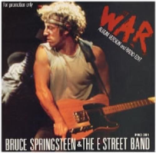 Bruce Springsteen War 7" vinyl single (7 inch record / 45) Dutch SPR07WA180114