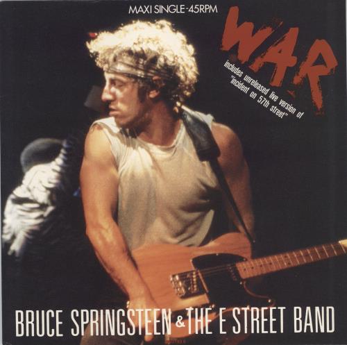 Bruce Springsteen War 12" vinyl single (12 inch record / Maxi-single) UK SPR12WA769339