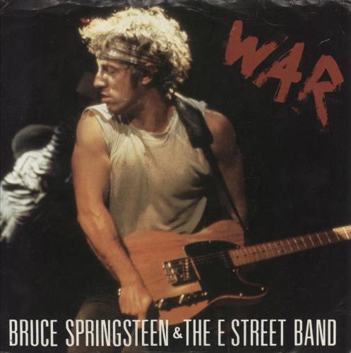 Bruce Springsteen War 7" vinyl single (7 inch record / 45) US SPR07WA784435