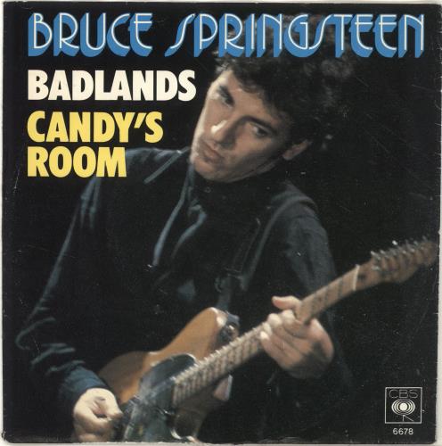 Bruce Springsteen バッドランド 7インチシングル Bruce Springsteen Badlands Dutch 7