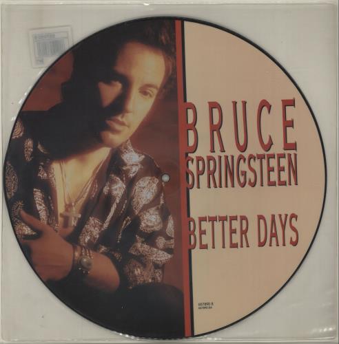 Bruce Springsteen Better Days 12" vinyl picture disc (12 inch picture record) UK SPR2PBE19618