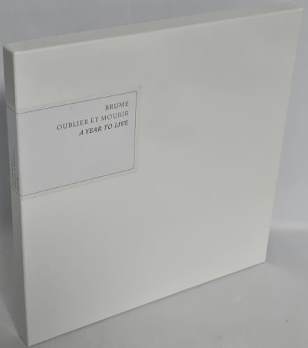 Brume A Year To Live - White Vinyl Vinyl Box Set Belgian 485VXAY793465