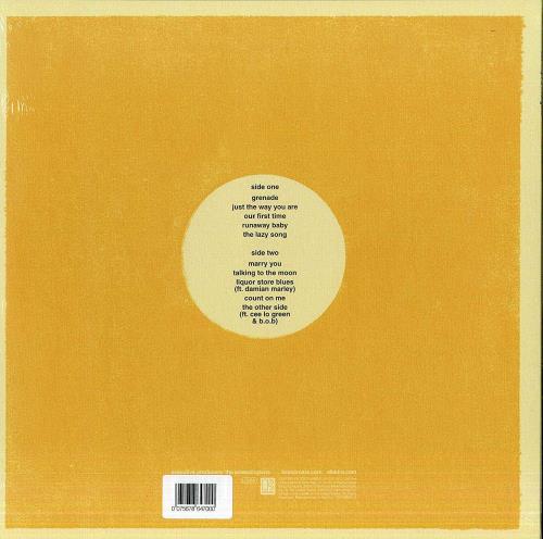 Bruno Mars Doo-Wops & Hooligans - Yellow Vinyl vinyl LP album (LP record) UK B80LPDO759057