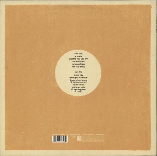 Bruno Mars Doo-Wops & Hooligans vinyl LP album (LP record) UK B80LPDO883252