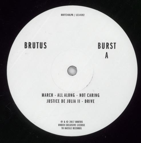 Brutus Burst vinyl LP album (LP record) Belgian 554LPBU891508