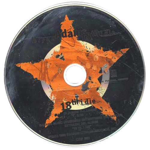 Bryan Adams 18 Til I Die CD single (CD5 / 5") Mexican ADAC5TI85758