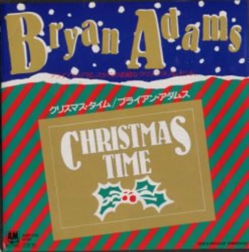 Bryan Adams Christmas Time 7" vinyl single (7 inch record / 45) Japanese ADA07CH118798