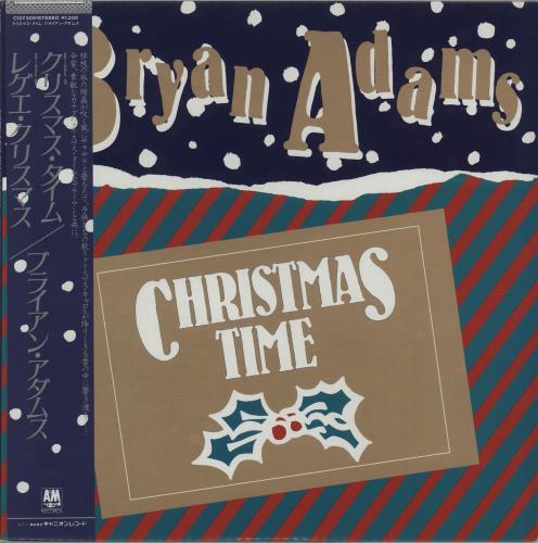 Bryan Adams Christmas Time 12" vinyl single (12 inch record / Maxi-single) Japanese ADA12CH207385