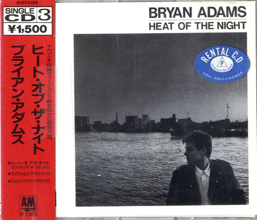 Bryan Adams Heat Of The Night CD single (CD5 / 5") Japanese ADAC5HE48914