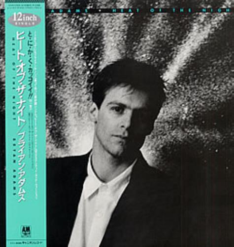 Bryan Adams Heat Of The Night 12" vinyl single (12 inch record / Maxi-single) Japanese ADA12HE94205