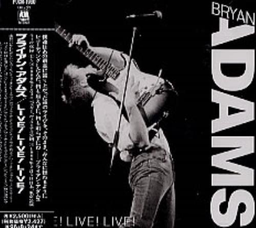 Bryan Adams Live Live Live CD album (CDLP) Japanese ADACDLI30498
