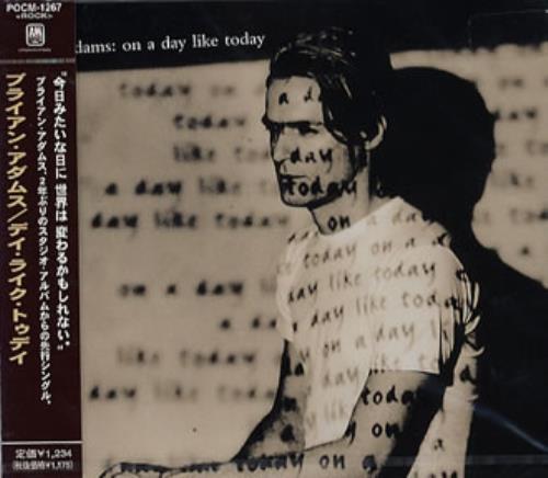Bryan Adams On A Day Like Today CD single (CD5 / 5") Japanese ADAC5ON118935