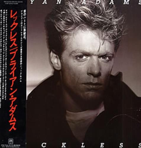 Bryan Adams Reckless vinyl LP album (LP record) Japanese ADALPRE262171