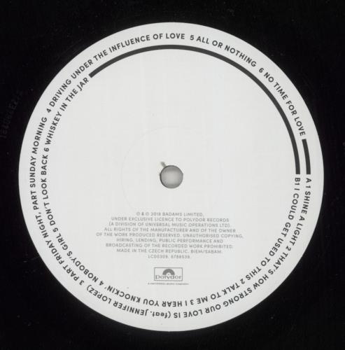 Bryan Adams Shine A Light vinyl LP album (LP record) UK ADALPSH879787