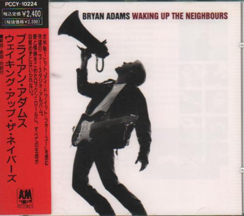 Bryan Adams Waking Up The Neighbours CD album (CDLP) Japanese ADACDWA228176