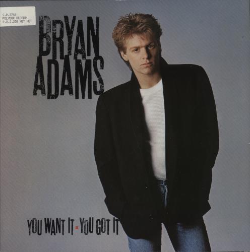 Bryan Adams You Want It, You Got It vinyl LP album (LP record) German ADALPYO877047