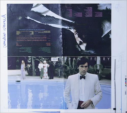 Bryan Ferry Another Time, Another Place artwork UK FERARAN513717