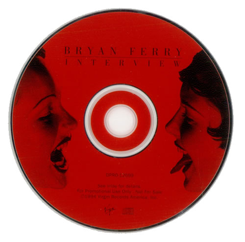 Bryan Ferry Interview CD album (CDLP) US FERCDIN46625