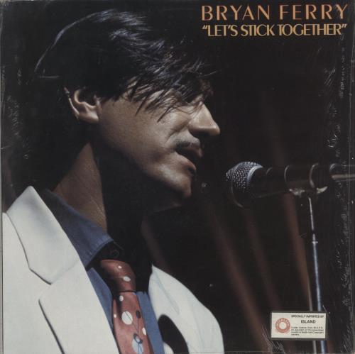 Bryan Ferry Let's Stick Together - shrink vinyl LP album (LP record) US FERLPLE703173