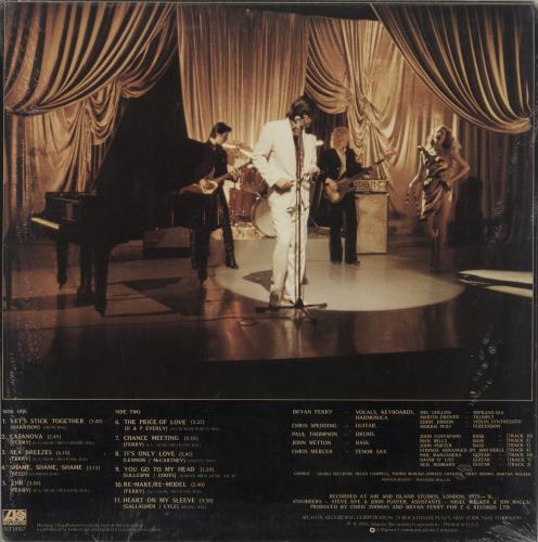 Bryan Ferry Let's Stick Together - shrink vinyl LP album (LP record) US FERLPLE703173