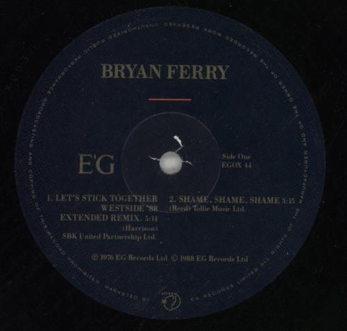 Bryan Ferry Let's Stick Together 12" vinyl single (12 inch record / Maxi-single) UK FER12LE20001