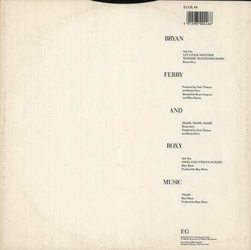 Bryan Ferry Let's Stick Together 12" vinyl single (12 inch record / Maxi-single) UK FER12LE20001