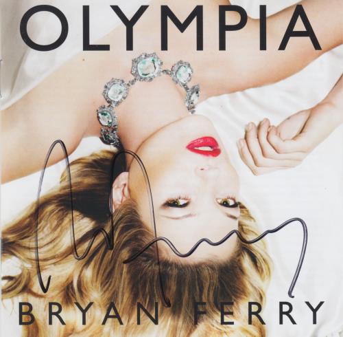 Bryan Ferry Olympia - Autographed CD album (CDLP) UK FERCDOL521111