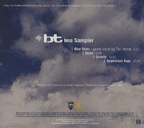 BT Blue Skies CD single (CD5 / 5") US B.TC5BL84533