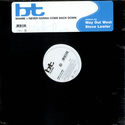 BT Shame 12" vinyl single (12 inch record / Maxi-single) US B.T12SH480496