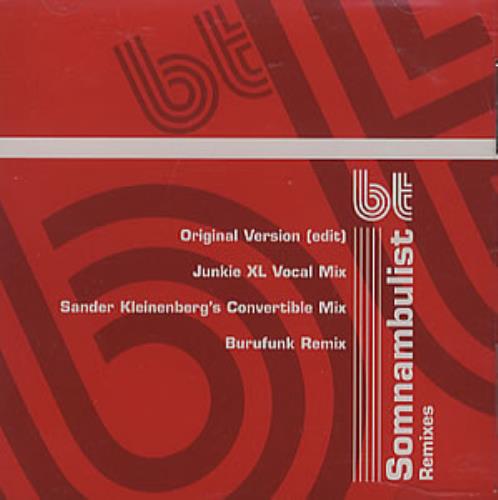 BT Somnambulist CD single (CD5 / 5") US B.TC5SO352593